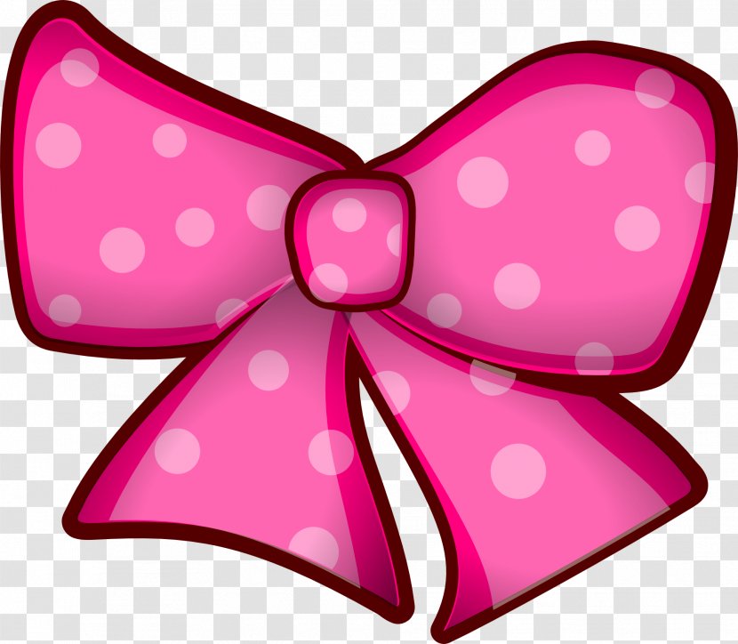 Minnie Mouse Bow And Arrow Hair Clip Art - Love - Pink Ribbon Transparent PNG