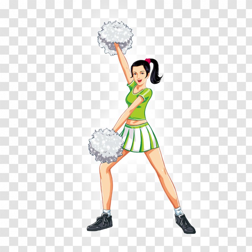 Aerobics Dance Illustration - Frame - Cheerleading Transparent PNG