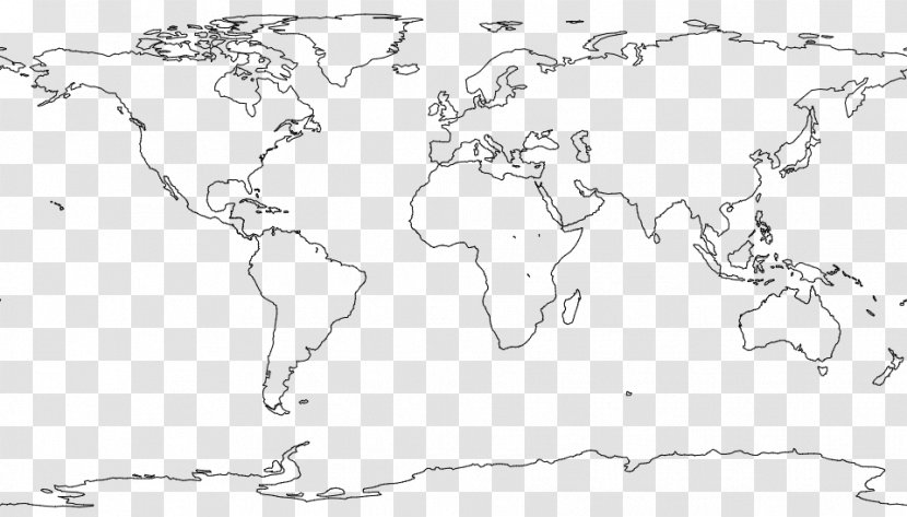 World Map Blank Globe Transparent PNG