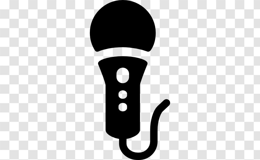Microphone Clip Art - Silhouette - Sing A Song Transparent PNG