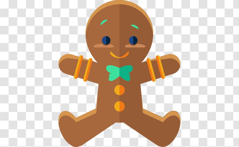 Cartoon Clip Art - Candy - Gingerbread Man Transparent PNG