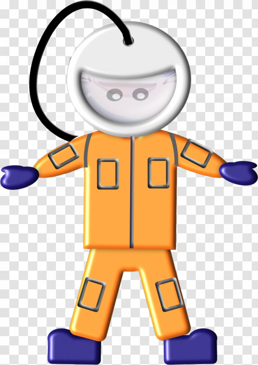Astronaut Outer Space Paper Clip Art - Joint - Cartoon Astronauts Material Free To Pull Transparent PNG