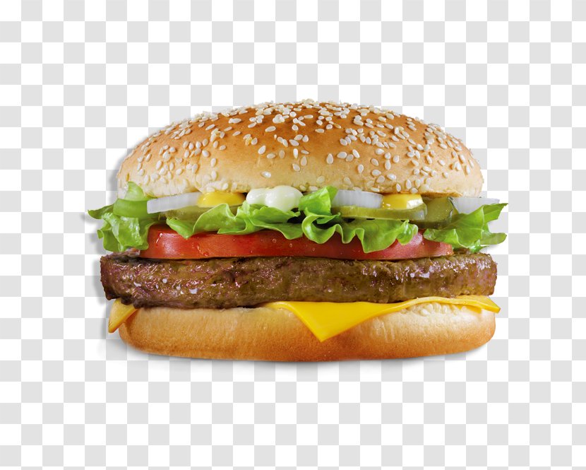 Hamburger Cheeseburger McDonald's Quarter Pounder Hot Dog Sloppy Joe - Patty Transparent PNG