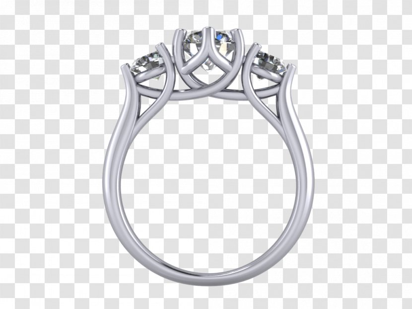 Engagement Ring Silver Jewellery Wedding - Computeraided Design Transparent PNG