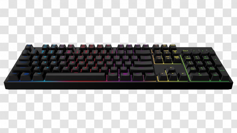 Computer Keyboard Cooler Master MasterKeys Pro L Mechanical With Intelligent RGB Backlighting (Cherry MX Brown) Color Model Cm Storm Masterkeys Lite Clavier Backlit Gaming Keypad - Cherry Transparent PNG