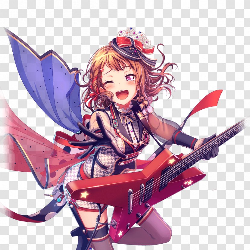 BanG Dream! Girls Band Party! Kasumi Toyama きらきら星 〜はじまりのステージVer.〜 Twinkle, Little Star - Frame - The Starry Sky Transparent PNG