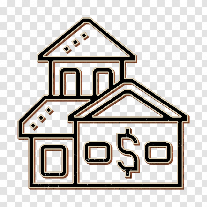 Money Icon Saving And Investment Icon House Icon Transparent PNG