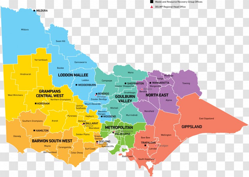 Shire Of Indigo Mornington Peninsula City Greater Shepparton Map Region - World - Docx Transparent PNG