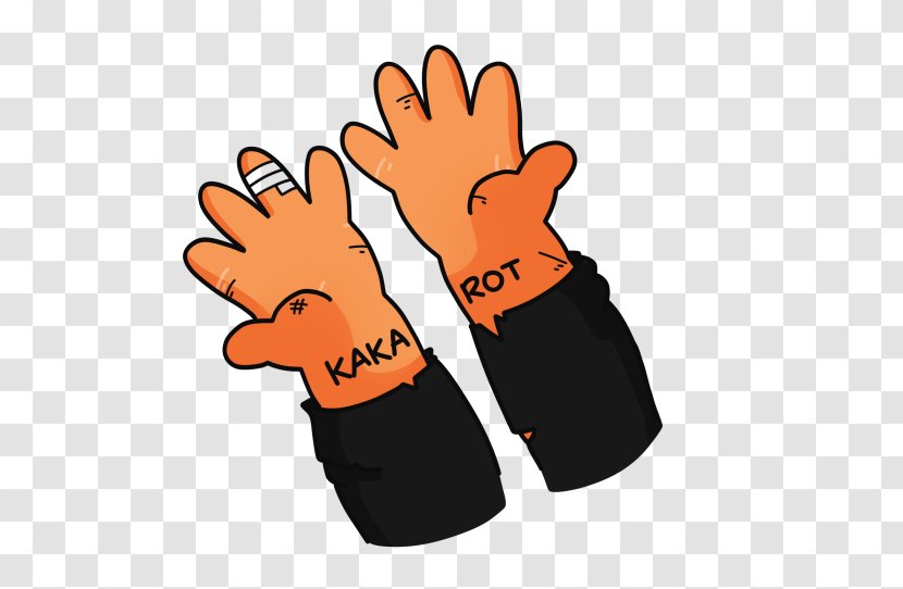 Finger Clip Art Glove Safety Orange S.A. - Tate Langdon Transparent PNG