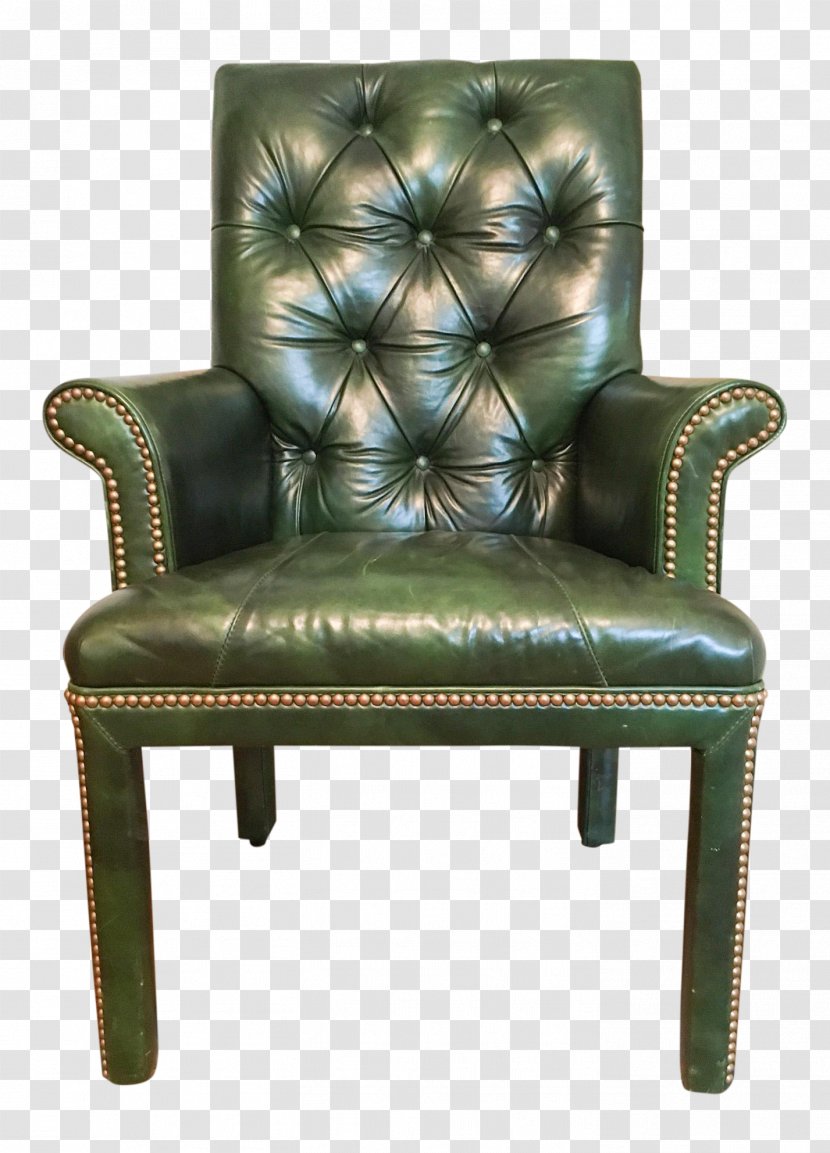 Club Chair Furniture Green Couch Transparent PNG