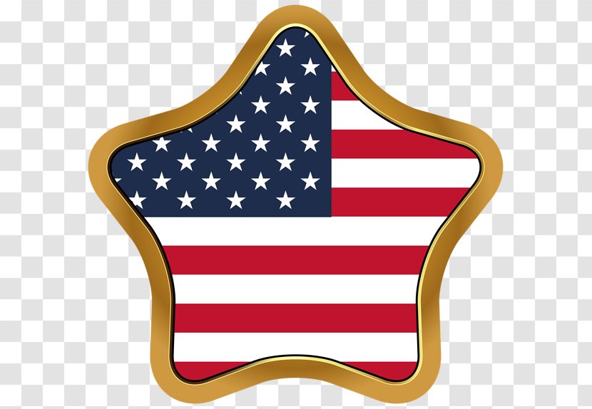 Flag Of The United States Clip Art - US Gold Frame GB Transparent PNG