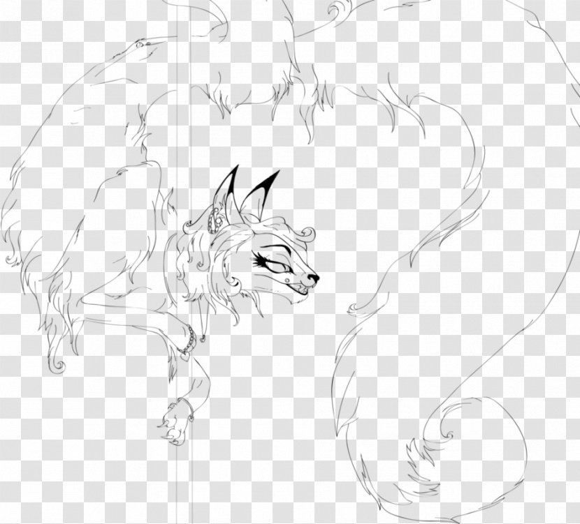 Carnivora Line Art Drawing Nose Sketch - Carnivoran - Cat Claw Transparent PNG