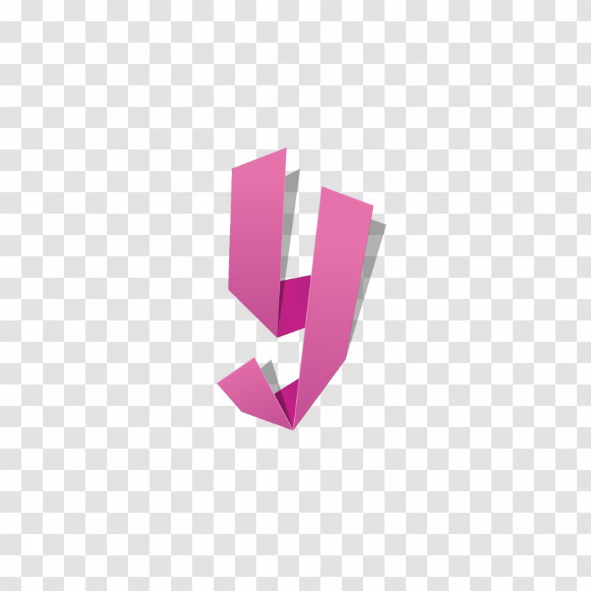 Letter Y X - H - Red Origami Transparent PNG
