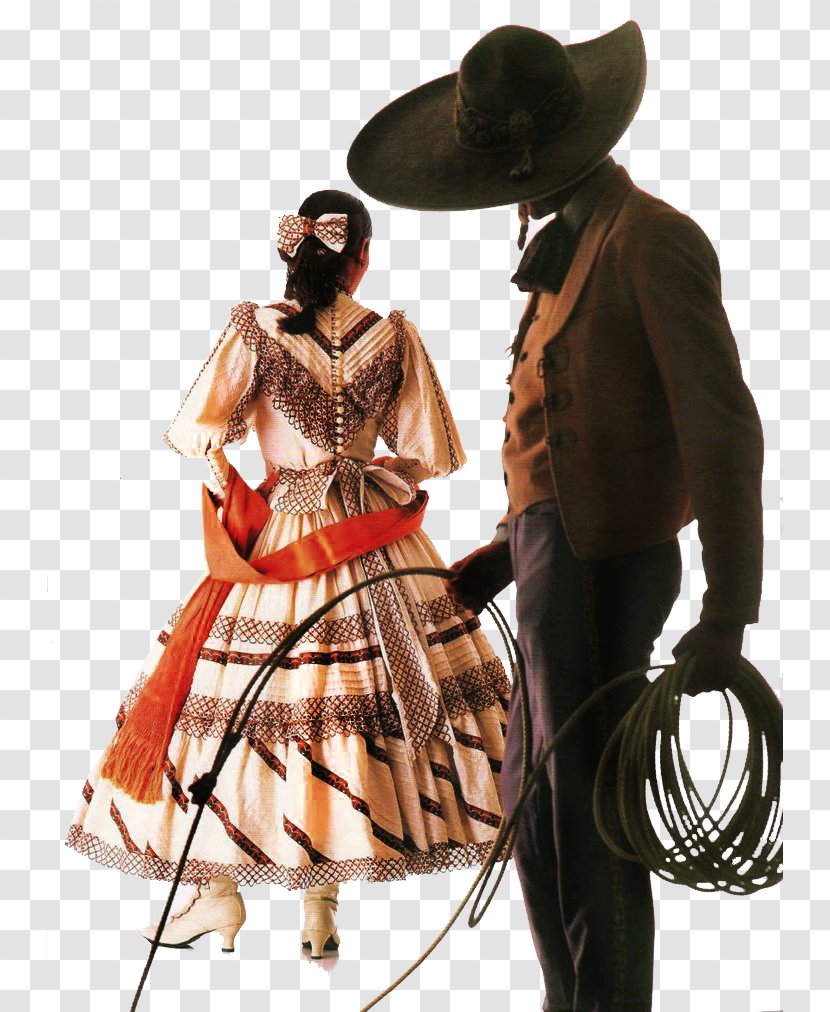 Mexico Charro Escaramuza Charra Charreada La Calavera Catrina - Costume Design - RODEO Transparent PNG