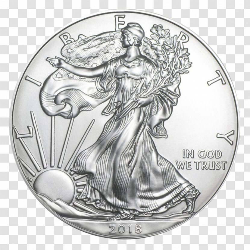American Silver Eagle Bullion Coin - United States Mint Transparent PNG