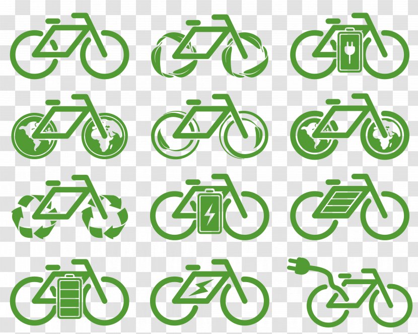 Icon Design Environmental Protection - Leaf - Eco Bike Transparent PNG