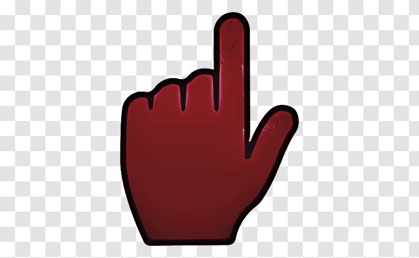 Red Background - Thumb - Gesture Hand Transparent PNG