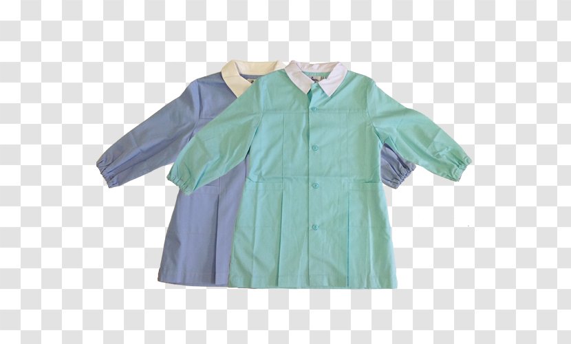 Sleeve Apron Kindergarten Clothing Child - White Transparent PNG