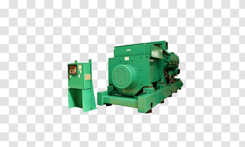 Electric Generator Diesel Cummins Engine-generator Fuel - Machine Transparent PNG