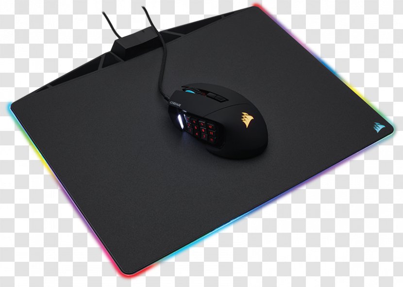 Computer Mouse Mats Corsair Components RGB Color Model Touchpad - Video Game Transparent PNG