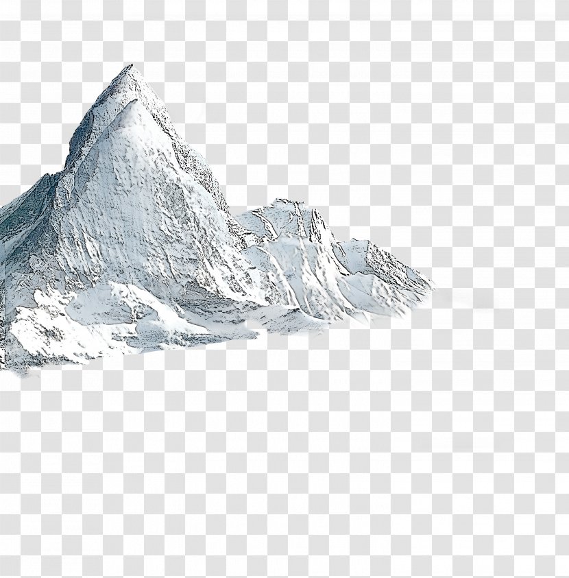 Mountain Glacial Landform Rock Glacier Slope - Ice Transparent PNG