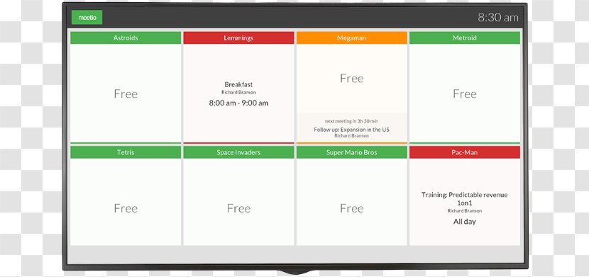 Web Page Computer Program Multimedia - Material - Meeting Room Transparent PNG