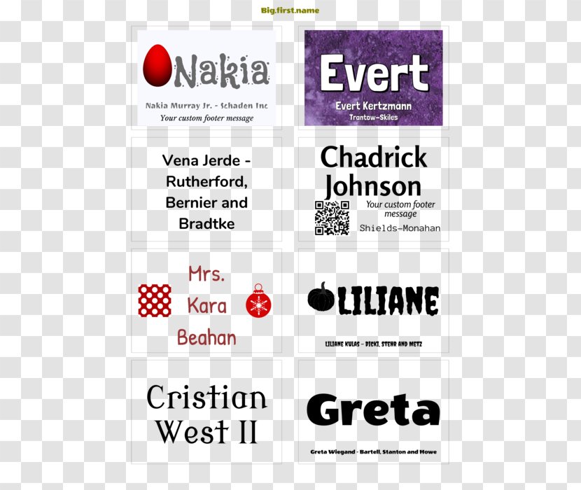 Paper Brand Logo Line Font - Name Badge Transparent PNG