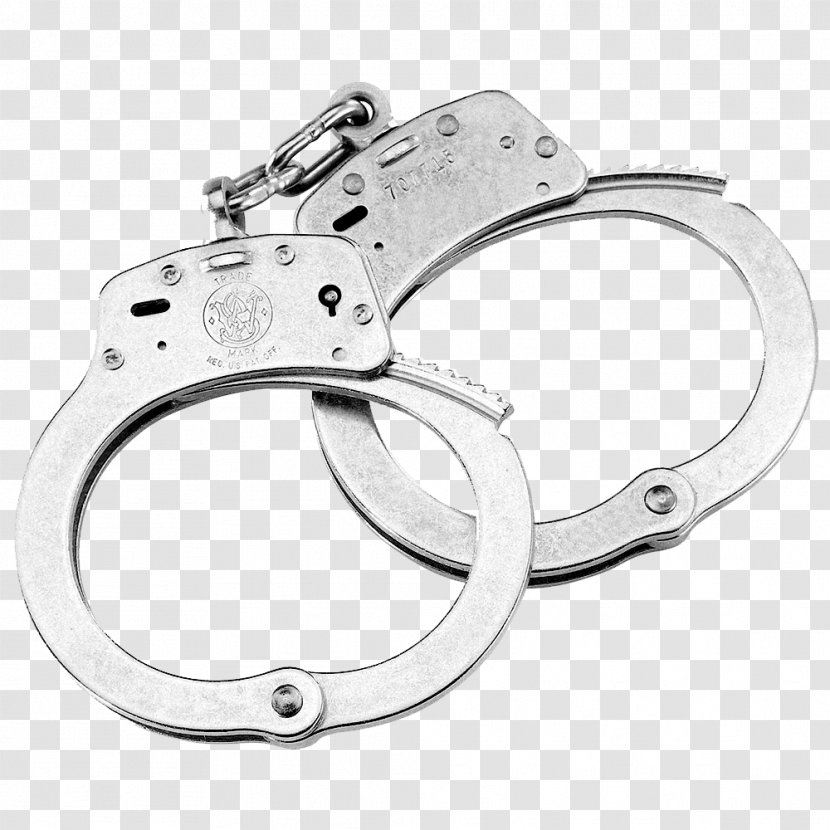 Handcuffs Miranda V. Arizona Police Officer Warning Smith & Wesson - Fifth Amendment To The United States Constitution Transparent PNG