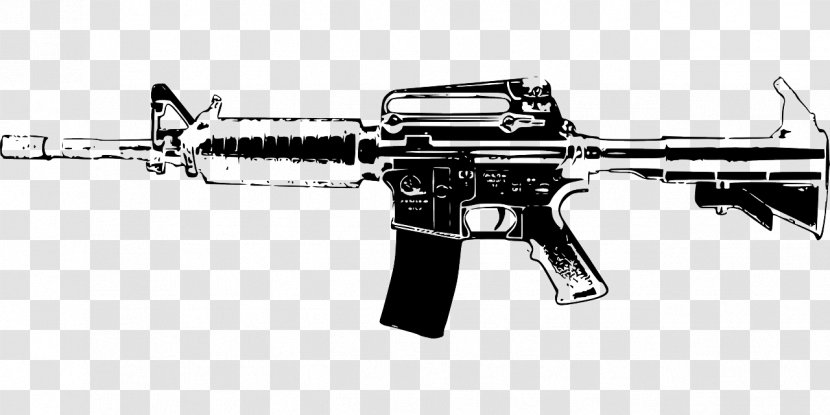 Semi-automatic Firearm Weapon Pistol - Tree Transparent PNG
