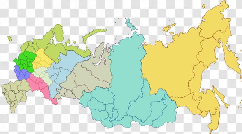 Russian Soviet Federative Socialist Republic World Vector Graphics Map - Ecoregion - Russia Transparent PNG