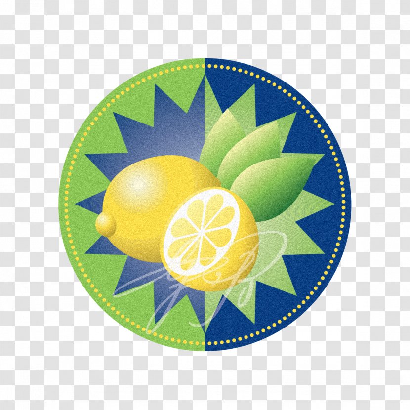 Lemon Circle - Citrus Transparent PNG