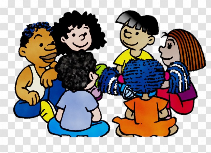 People Cartoon Social Group Sharing Youth - Friendship Interaction Transparent PNG