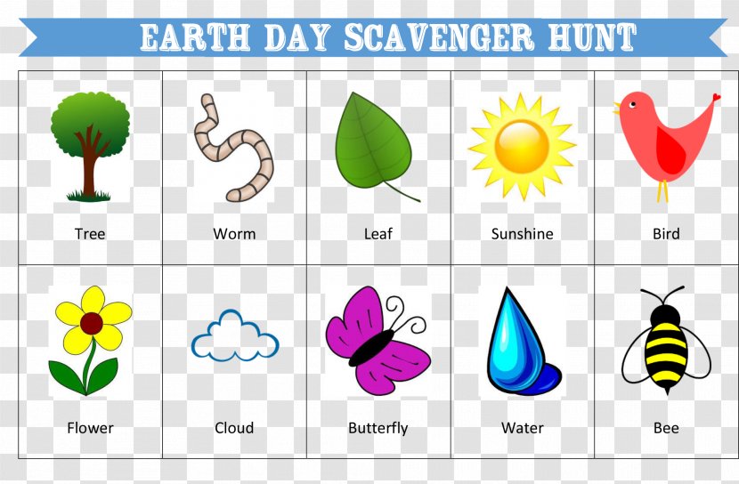Earth Day Scavenger Hunt Centrepiece Christmas Transparent PNG