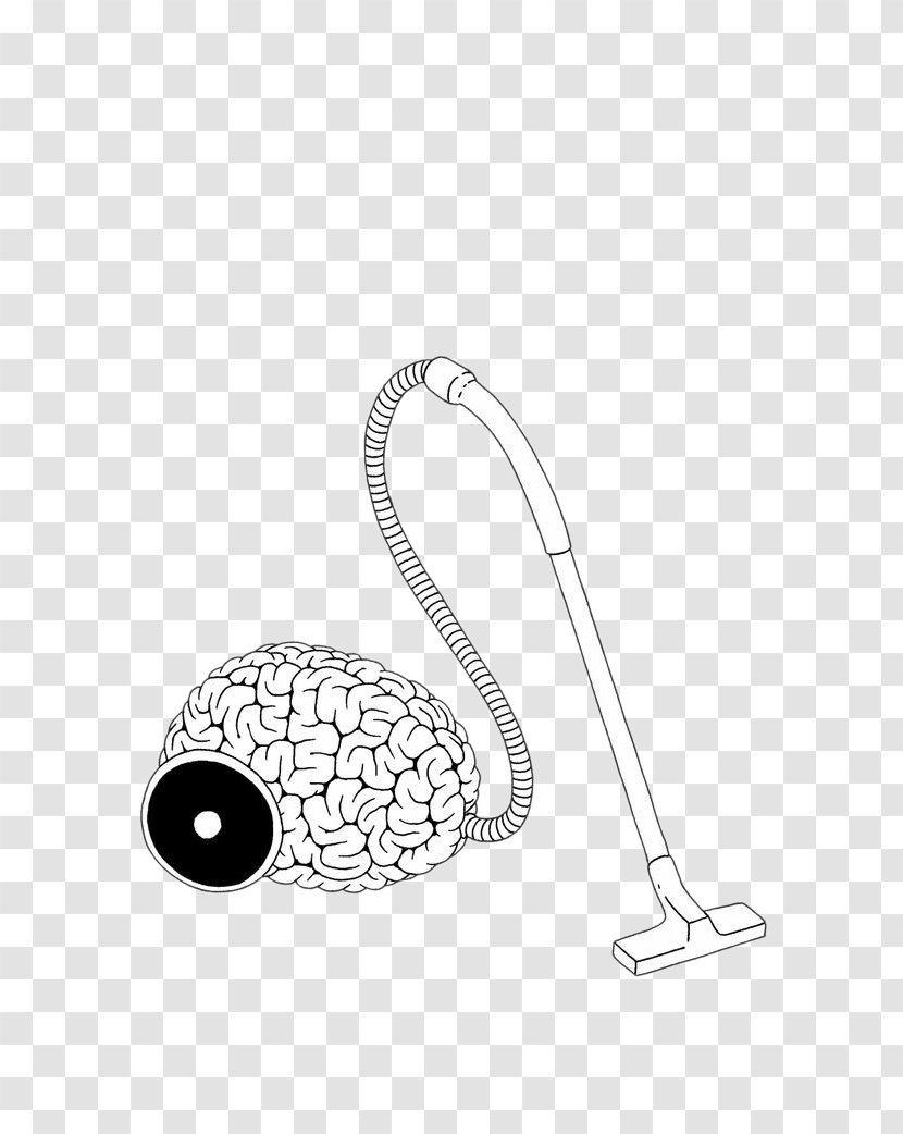 Black And White Pattern - Creative IllustrationBrain Cleaner Transparent PNG