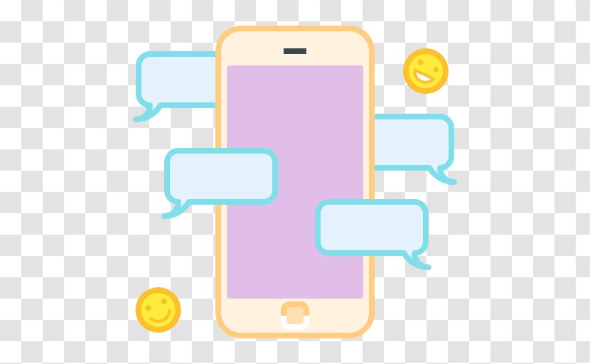 Mobile Phones Online Chat Clip Art - Text Transparent PNG