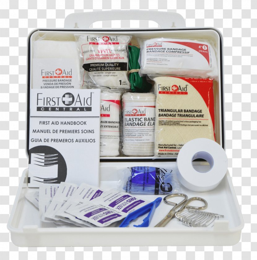 First Aid Kits Supplies Survival Kit Occupational Safety And Health Emergency - Dressing Transparent PNG