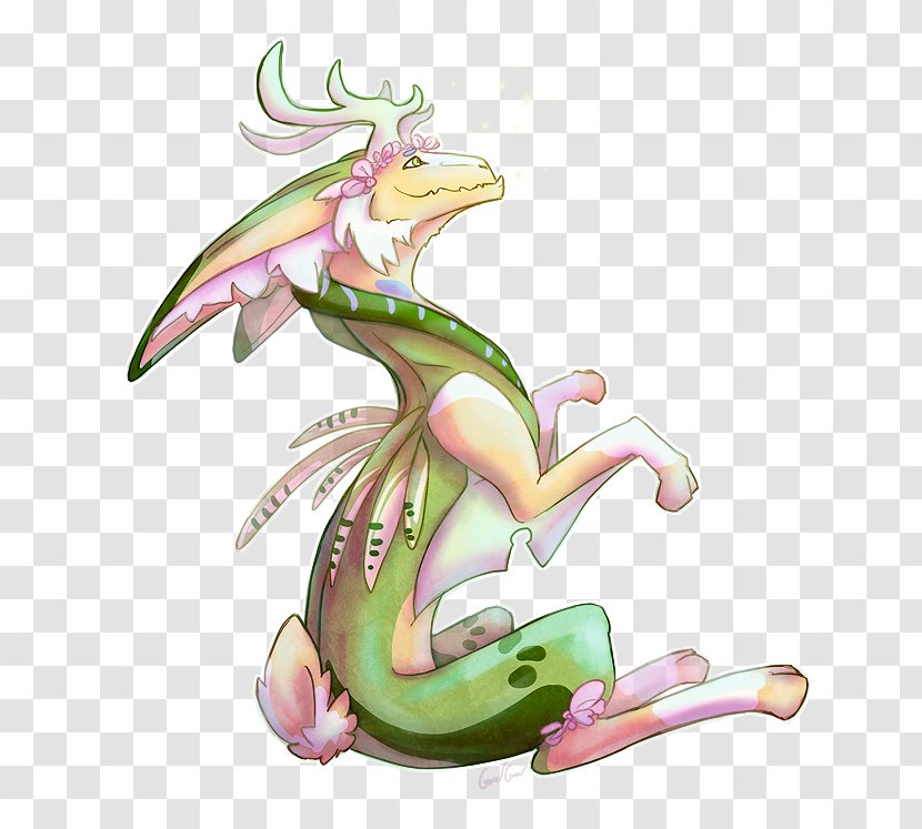 Dragon Cartoon Figurine Organism - Fictional Character Transparent PNG