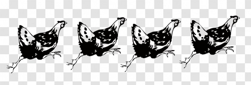 Silkie Chicken Coop Poultry Farming Illustration - Monochrome Photography - Chickens Transparent PNG
