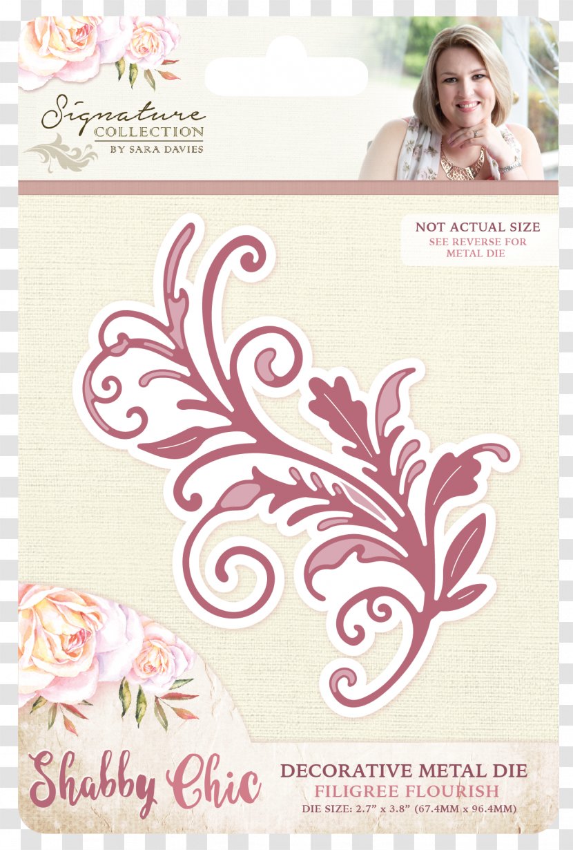 Die Cutting Craft Shabby Chic Metal - Ribbon - Spy Day Transparent PNG