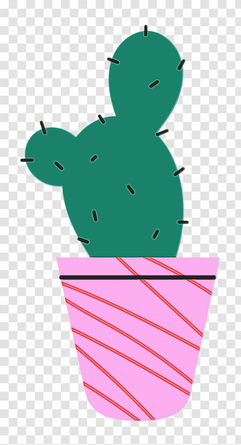 Cartoon Character Green Plant Line Transparent PNG