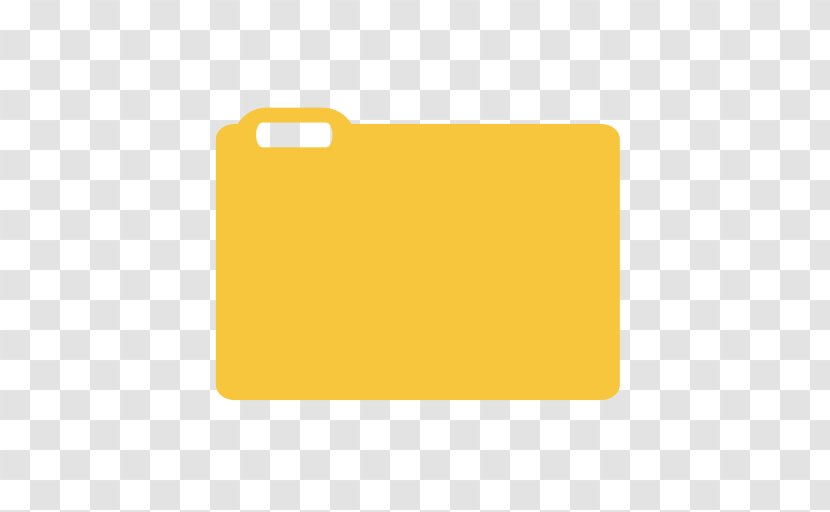 Yellow Material - Rectangle - Folder Image Transparent PNG