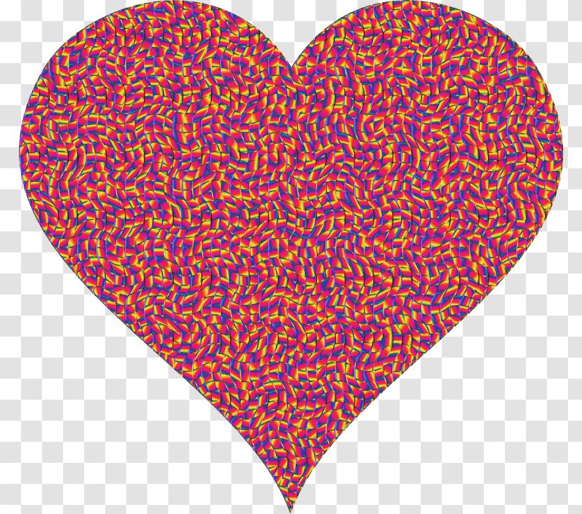 Color Heart Clip Art - Tree - Confetti Transparent PNG