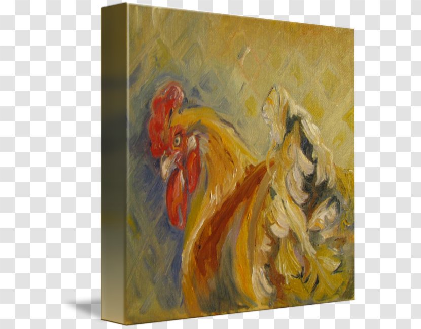 Watercolor Painting Rooster Acrylic Paint Modern Art Transparent PNG