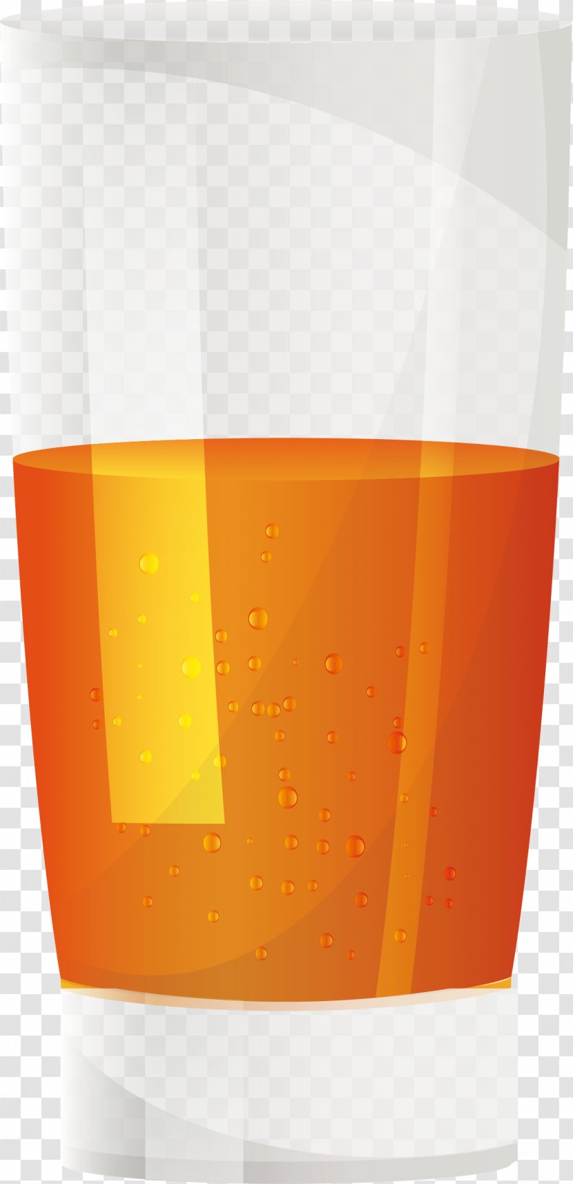 Orange Juice Soft Drink Fresca - Half A Cup Of Transparent PNG