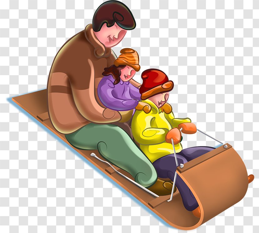 Sled Toboggan Sledding Vehicle Recreation - Luge Nativity Scene Transparent PNG