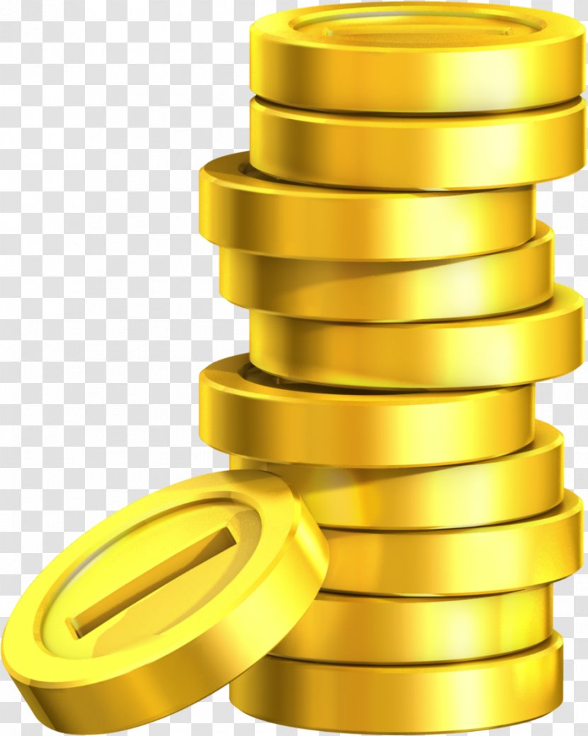 Super Mario Land 2: 6 Golden Coins New Bros. 2 - Bros - Coin Stack Transparent PNG