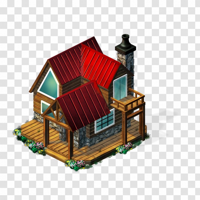 Log Cabin Cottage Clip Art Transparent PNG