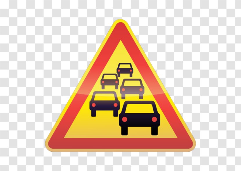 Danger Road Sign In France Traffic Signs Warning - Symbol - Text Transparent PNG