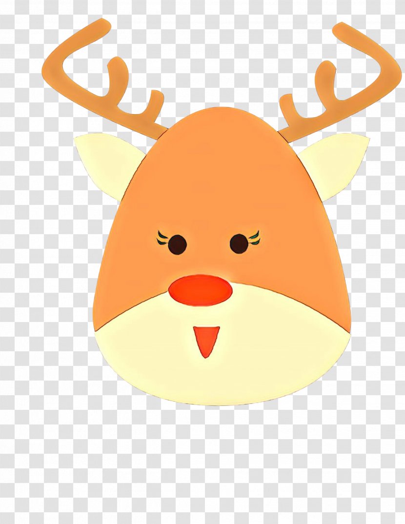 Orange - Fawn Reindeer Transparent PNG