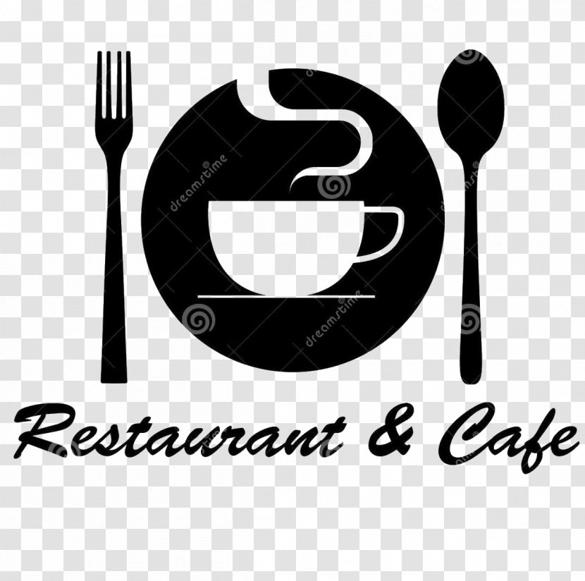 Cafe Indian Cuisine Coffee Restaurant Asian - Black And White Transparent PNG